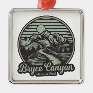 Bryce Canyon National Park Bergpad Metalen Ornament