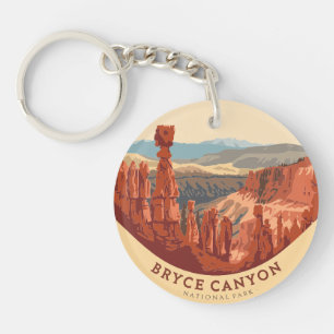 Bryce Canyon National Park Hoodos Sleutelhanger