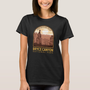 Bryce Canyon National Park Inspiration Point Retro T-shirt