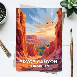 Bryce Canyon National Park   Reis door Utah Briefkaart
