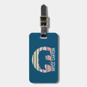 Bryce Canyon National Park Retro Beer Bagagelabel (Voorkant verticaal)