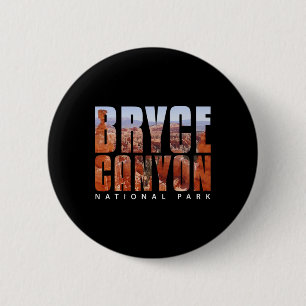 Bryce Canyon National Park-souvenir Cadeau-kampere Ronde Button 5,7 Cm