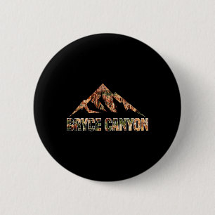 Bryce Canyon National Park Souvenir Utah Wandelen Ronde Button 5,7 Cm