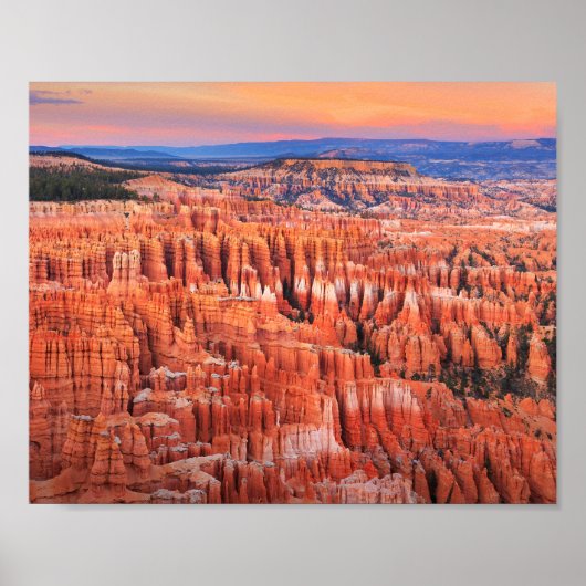 Bryce Canyon National Park Sunset Poster (Voorkant)