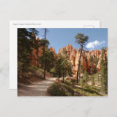 Bryce Canyon National Park Trail Briefkaart (Voorkant / Achterkant)