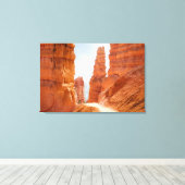 Bryce Canyon National Park Trail Canvas Afdruk (Insitu (Houten vloer))