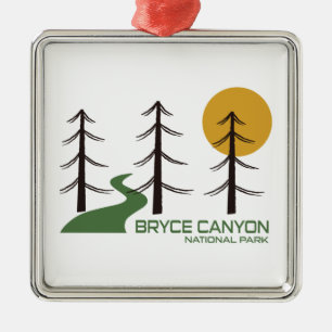 Bryce Canyon National Park Trail Metalen Ornament