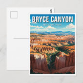 Bryce Canyon National Park Utah Briefkaart (Voorkant / Achterkant)