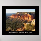 Bryce Canyon National Park, Utah Design Poster (Devant)