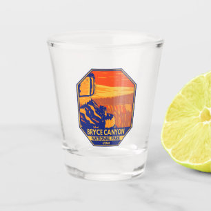 Bryce Canyon National Park Utah Inspiration Point Shot Glas