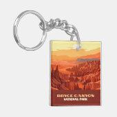 Bryce Canyon National Park Utah Mountains Sleutelhanger (Voorkant Links)