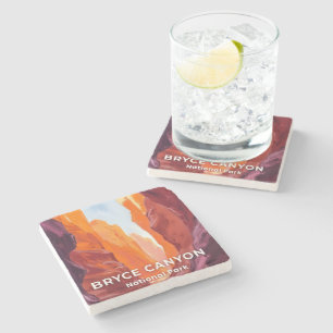 Bryce Canyon National Park   Utah Reizen Stenen Onderzetter