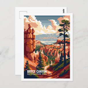 Bryce Canyon National Park Utah USA Briefkaart
