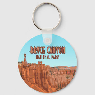 Bryce Canyon National Park Utah Vintage Sleutelhanger