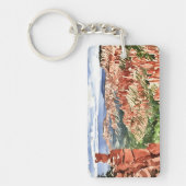 Bryce Canyon National Park Waterverf Sleutelhanger (Voorkant)
