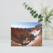 Bryce Canyon Natural Bridge Snowy Landscape Foto (Staand voorkant)