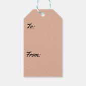 Bryce Canyon Natural Bridge Snowy Landscape Foto Cadeaulabel (Achterkant)