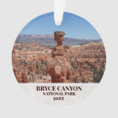 Bryce Canyon Ornament - Personaliseer Jaar (voorkant)