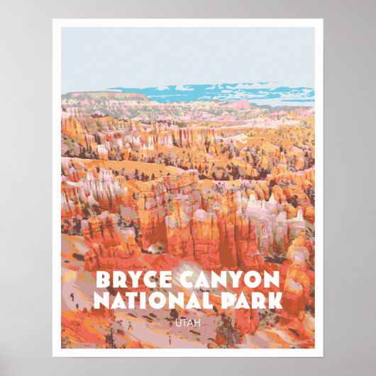 Bryce Canyon Poster (Voorkant)