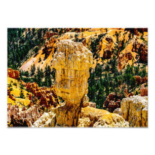 Bryce Canyon Robot Man Foto Afdruk