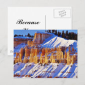 Bryce Canyon Sunrise 3 Briefkaart (Voorkant / Achterkant)