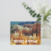 Bryce Canyon Travel Briefkaart (Staand voorkant)