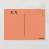 Bryce Canyon Utah Briefkaart (Achterkant)