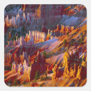 Bryce Canyon, Utah, Verenigde Staten 2 Vierkante Sticker