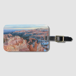 Bryce Canyon Winterlandschap Bagagelabel