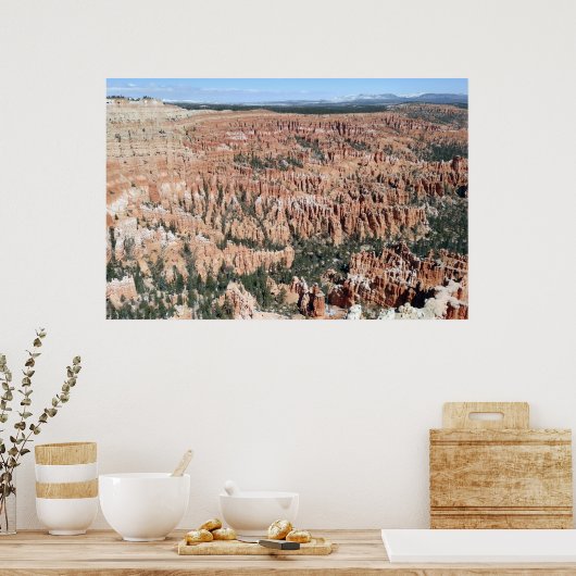 Bryce Point in Bryce Canyon National Park Poster (Keuken)