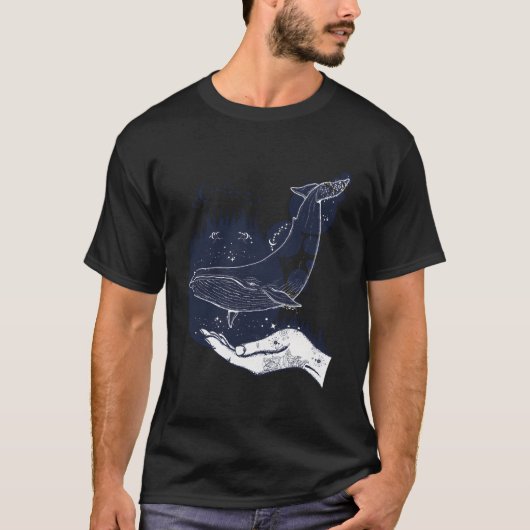 Bryde's Whale Galaxy T-shirt (Voorkant)