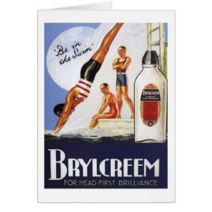Brylcréme Vintage Be in the Swim Ad