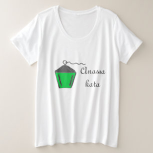 Bryn Mawr Green Lantern Anassa Kata Womens Grote Maat T-shirt