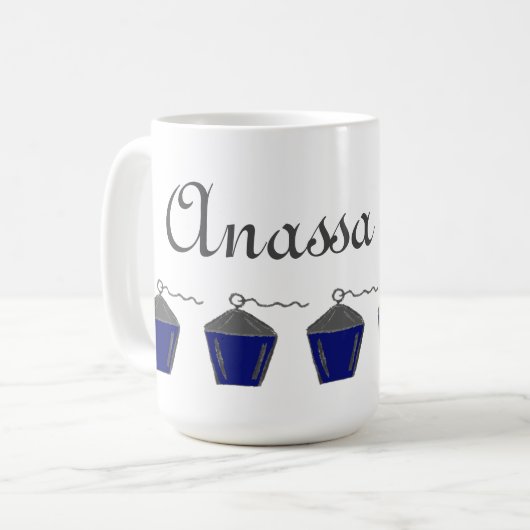 Bryn Mawr Mok Dark Blue Lantern Anassa kata (Voorkant links)