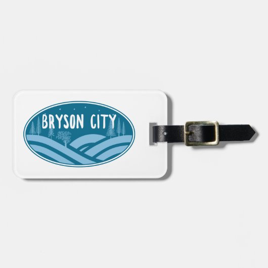 Bryson City North Carolina Bagagelabel (Voorkant horizontaal)