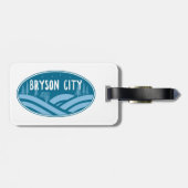 Bryson City North Carolina Bagagelabel (Achterkant horizontaal)