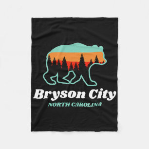 Bryson City North Carolina Beerbergen Land Fleece Deken