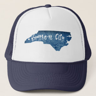 Bryson City North Carolina Wood Grain Trucker Pet