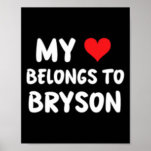 Bryson - Mijn hart is van Bryson - Liefde Poster