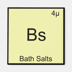 Bs - Badzout Grappig Element Meme Scheikunde T-shi Magneet