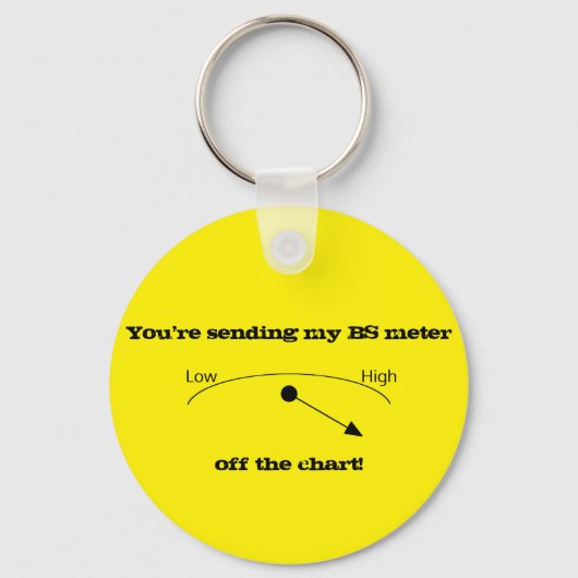 BS Meter Novelty Sleutelhanger (Voorkant)