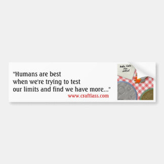 BSfN "Humans" Bumpersticker