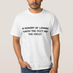 BSL beëindigen - In het geheugen van Lennox T-shirt