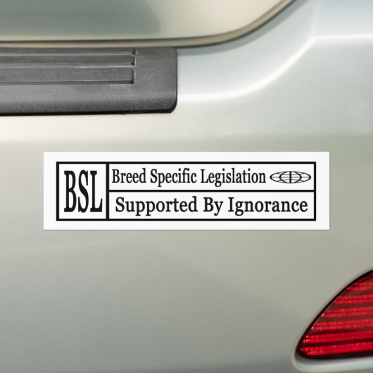 bsl bumpersticker (Op auto)