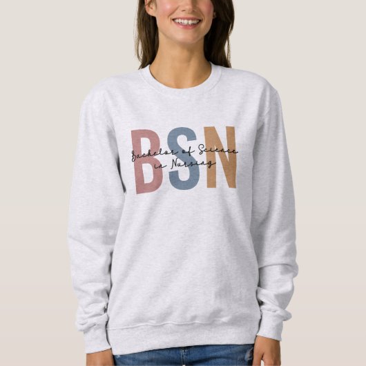 BSN Bachelor of Science in Nursing Afstuderen Trui (Voorkant)