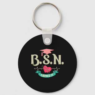 BSN behaalde zijn diploma verpleegkunde Senior Nur Sleutelhanger
