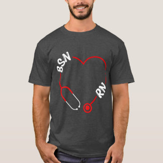 BSN RN Verpleegkundige Afstuderen Verpleegkunde Es T-shirt