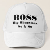 BSS Big Obnoxous So & SO Trucker Pet (Voorkant)