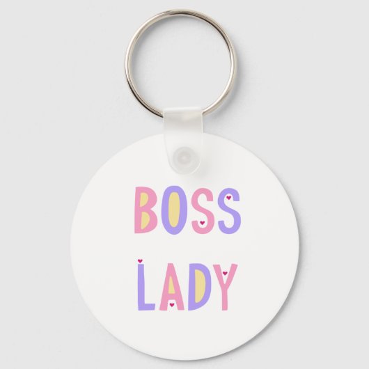 BSS Lady Simple Keyring Sleutelhanger (Voorkant)