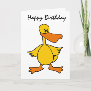 BT- Funny Duck Birthday Card Kaart